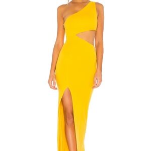 NBD x NAVEN Marissa Dress in Canary Yellow